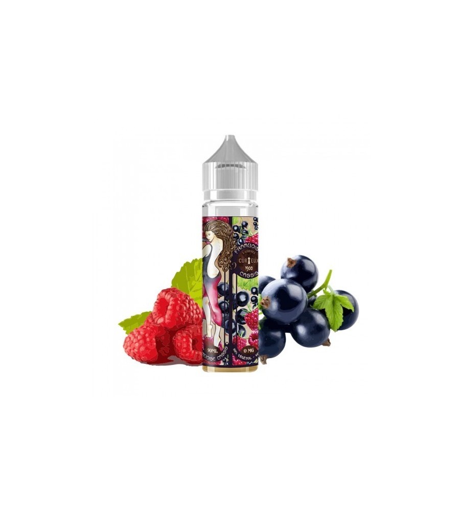 FRAMBOISE CASSIS 0MG 50ML CURIEUX