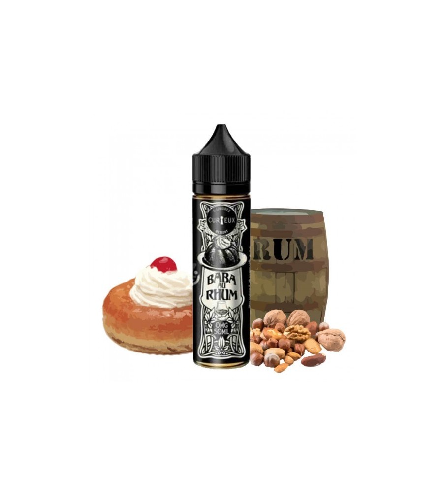 BABA AU RHUM 0MG 50ML CURIEUX