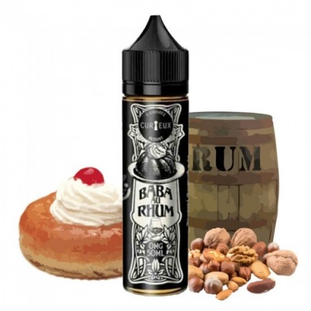 BABA AU RHUM 0MG 50ML CURIEUX