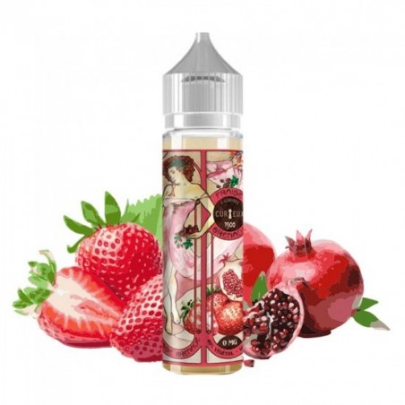 FRAISE GRENADE 0MG 50ML CURIEUX