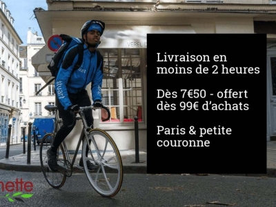 Livraison Cigarette Electronique et Eliquides en 30 minutes sur Paris